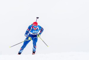 Michal Krčmář po výborné běhu v posledním kole dosáhl na 24. příčku. Foto: Český biatlon, Petr Slavík